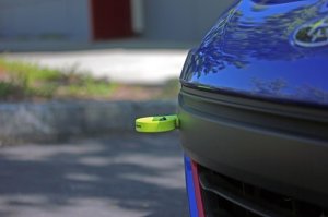 Toyota GR86 Tow Hook Kit - Front - Perrin Performance - Neon Yellow - `17-`20